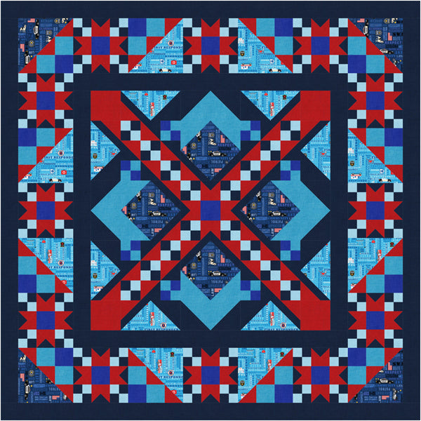 Town Heroes Quilt Pattern TTQ-115w  - Wholesale Product For Discount