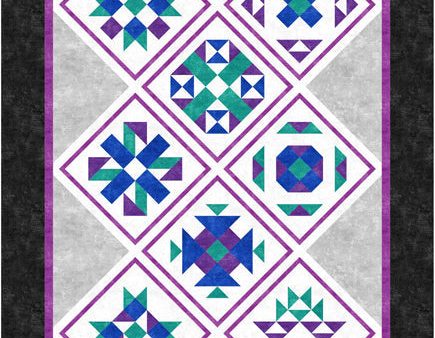 Triangle Sampler Quilt Pattern CJC-57491w  - Wholesale Product Discount