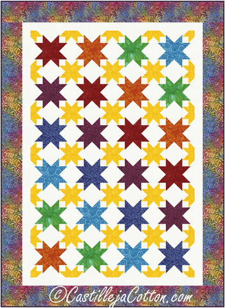 Starry Stars Quilt Pattern CJC-51481w  - Wholesale Product Supply