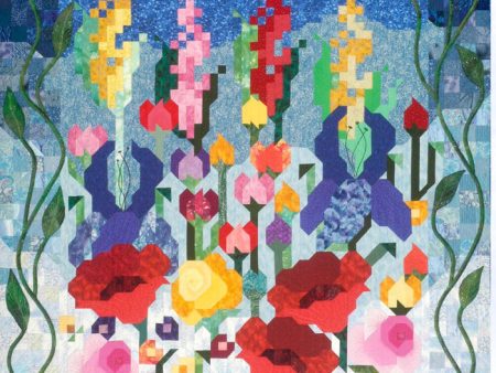 English Flower Garden Quilt Pattern CC-487w  - Wholesale Product Online Sale