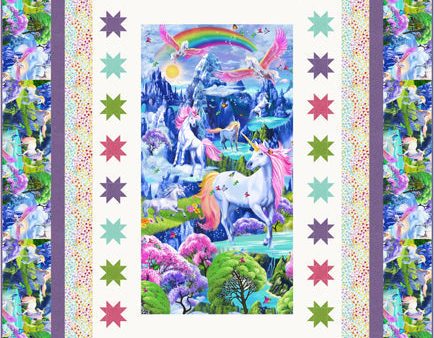 Starry Unicorns Quilt Pattern CJC-51711w  - Wholesale Product on Sale