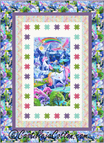 Starry Unicorns Quilt Pattern CJC-51711w  - Wholesale Product on Sale