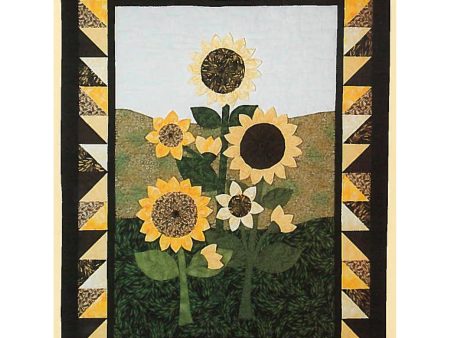 Sunflower Fields Quilt Pattern LSC-0701w  - Wholesale Product For Cheap