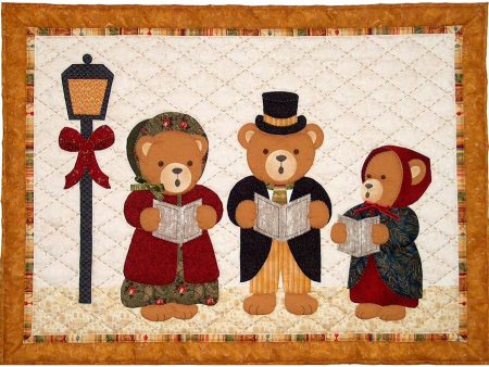 Caroling Bears Quilt Pattern SCN-2054 - Paper Pattern For Sale