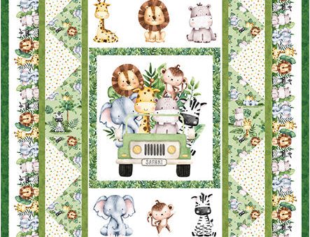 Baby Safari Lap Quilt Pattern CJC-58661 - Paper Pattern For Cheap