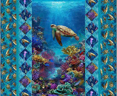 Turtle and Sea Life Quilt Pattern CJC-58871w  - Wholesale Product Online Hot Sale