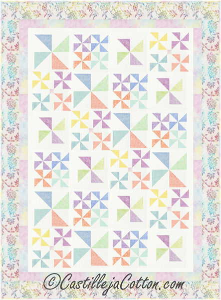 Twirling Pinwheels Quilt Pattern CJC-53441w  - Wholesale Product Hot on Sale