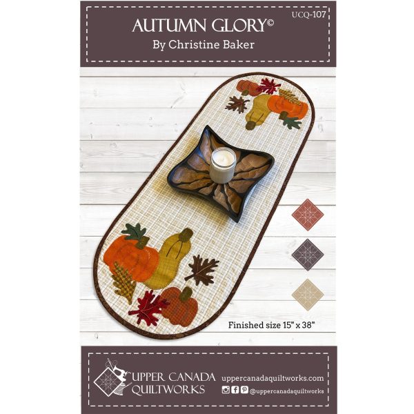 Autumn Glory Table Runner Pattern UCQ-P107 - Paper Pattern Online Sale