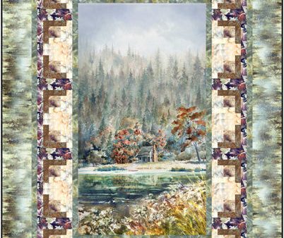 Woodland Cabin Quilt Pattern CJC-54862w  - Wholesale Product For Discount