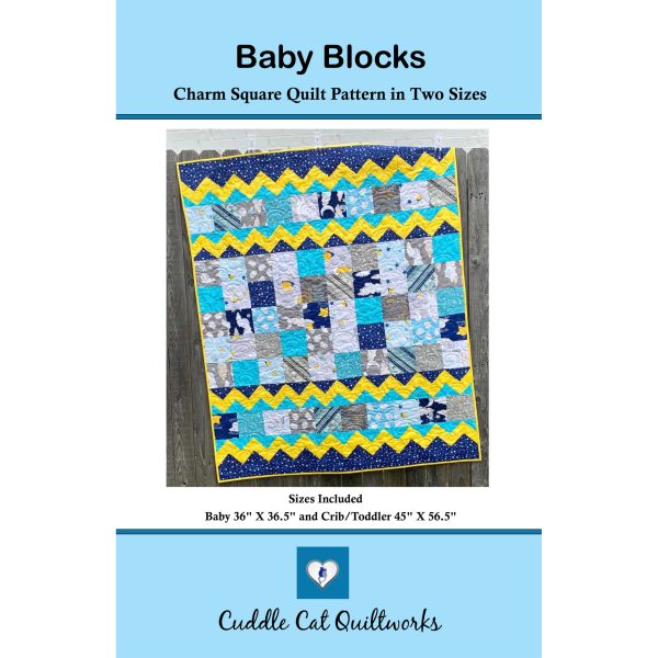 Baby Blocks Quilt Pattern CCQ-075 - Paper Pattern Online Hot Sale