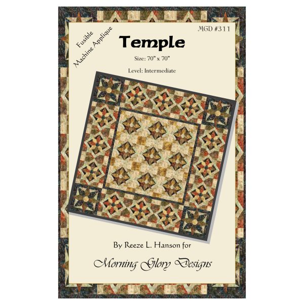 Temple Quilt Pattern MGD-311w  - Wholesale Product Hot on Sale