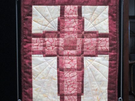 Woven Cross Mini Quilt Pattern HQ-225w  - Wholesale Product For Discount