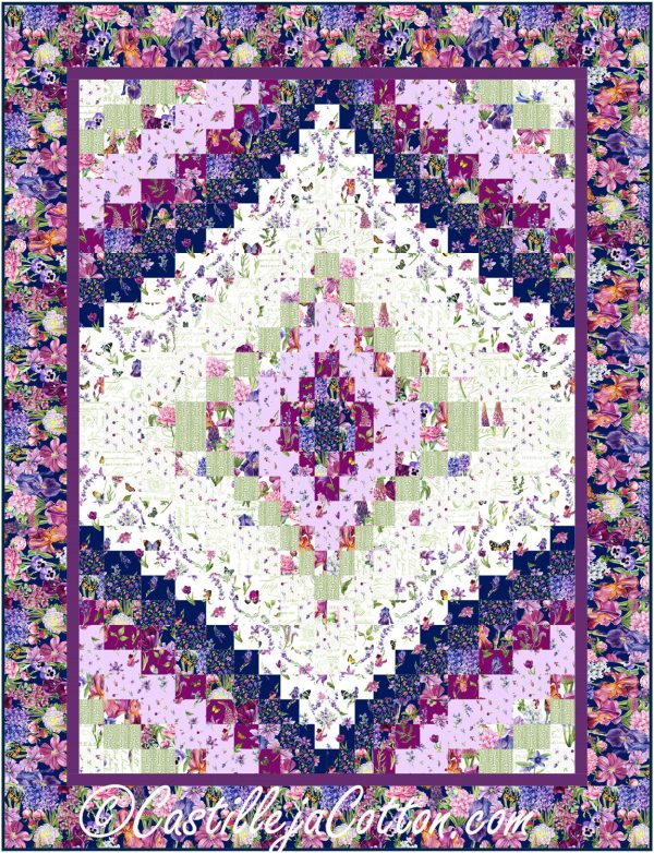 Bargello Garden Quilt Pattern CJC-58731 - Paper Pattern For Discount