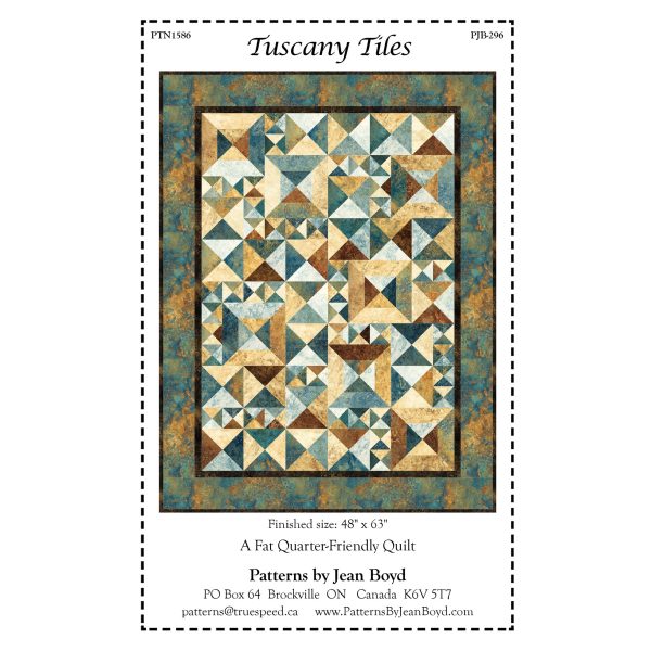 Tuscany Tiles Quilt Pattern PJB-296w  - Wholesale Product Online Hot Sale