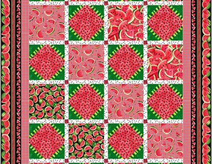 Watermelon Quilt Pattern CJC-54261w  - Wholesale Product For Discount