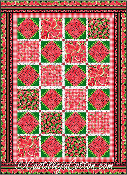 Watermelon Quilt Pattern CJC-54261w  - Wholesale Product For Discount