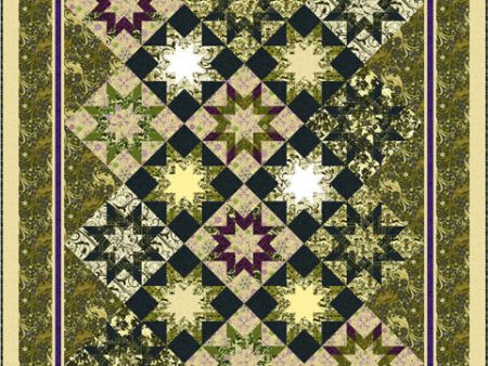 Tapestry Stars Quilt Pattern PC-109w  - Wholesale Product For Cheap