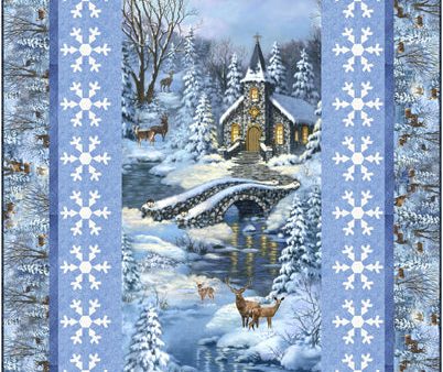 Winter Church Quilt Pattern CJC-55351w  - Wholesale Product For Discount