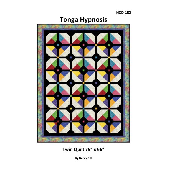 Tonga Hypnosis Quilt Pattern NDD-182w  - Wholesale Product Online