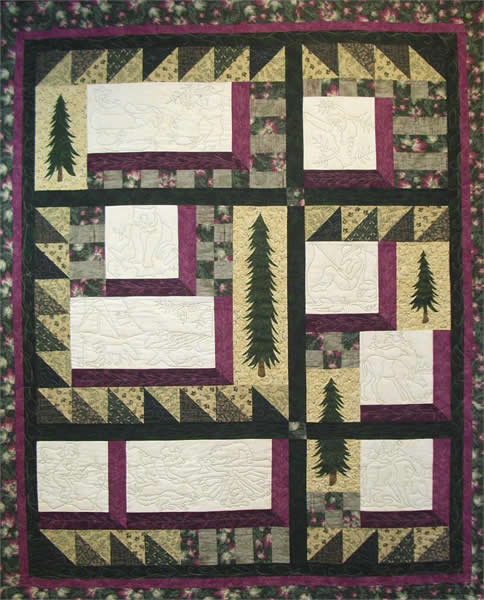 View to the Woods Quilt Pattern BS2-212w  - Wholesale Product Online now