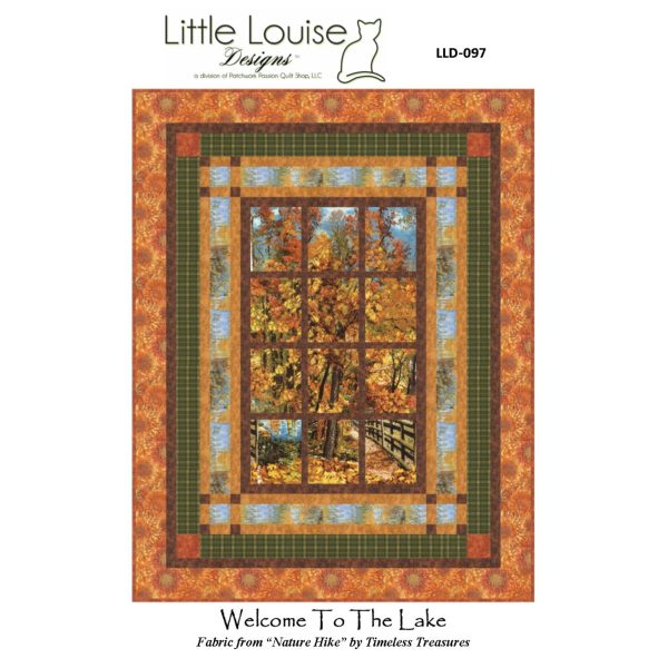 Welcome to the Lake Quilt Pattern LLD-097w  - Wholesale Product Online Hot Sale