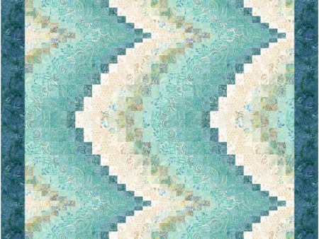 Double Rising Waves Quilt Pattern CJC-59311 - Paper Pattern For Sale