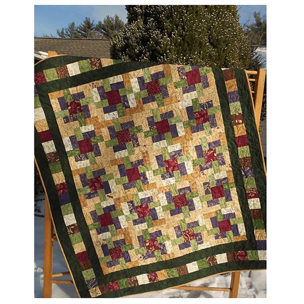 The Woodsmen s Puzzle Quilt Pattern LLD-078w - Wholesale Product Cheap