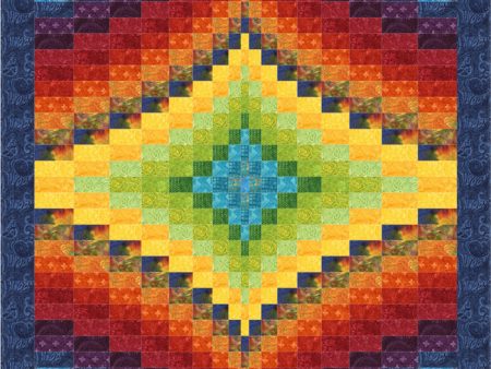 Twin Diamond Quilt Pattern CJC-49501w  - Wholesale Product For Cheap