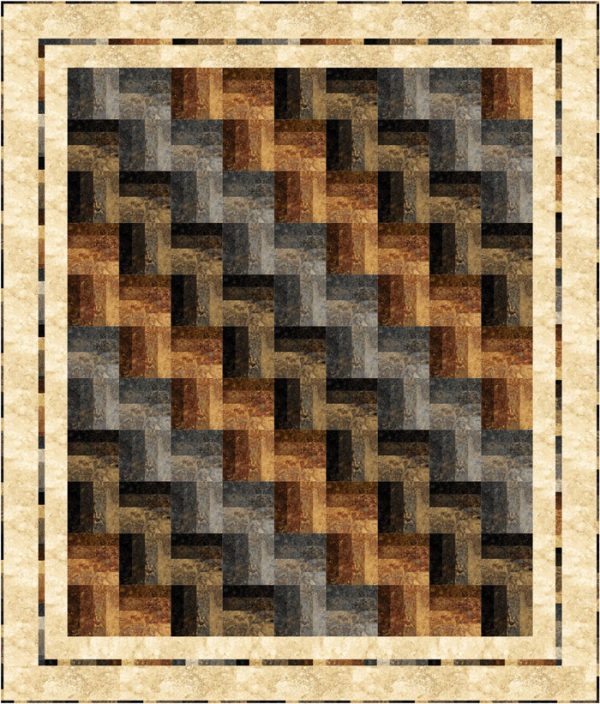 Strip-Easy Rail Fence Quilt Pattern PC-187w  - Wholesale Product For Discount