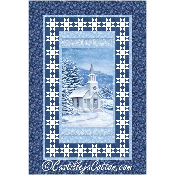 Church in the Snow Quilt Pattern CJC-54002 - Paper Pattern Online now