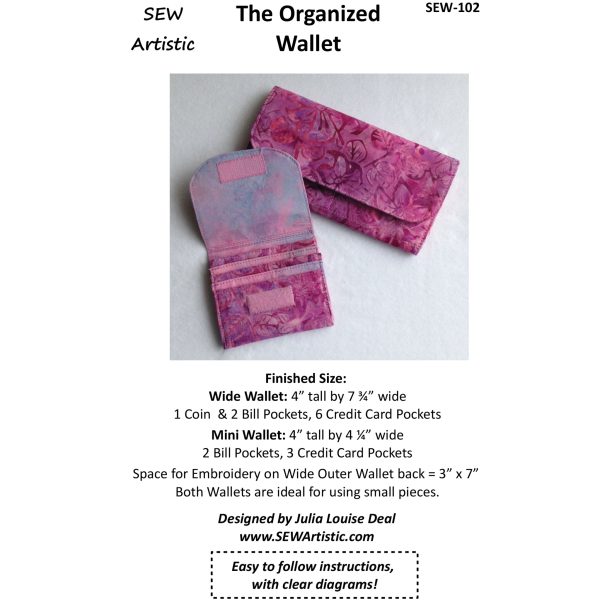 The Organized Wallet Pattern SEW-102w - Wholesale Product For Discount