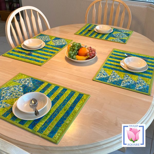 Stripes and Angles Placemat Set Pattern TS-582w  - Wholesale Product Online Hot Sale