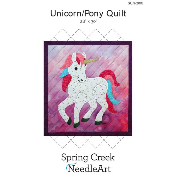 Unicorn Pony Quilt Pattern SCN-2081w  - Wholesale Product Online