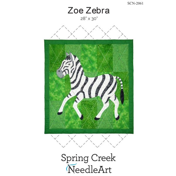 Zoe Zebra Quilt Pattern SCN-2061w  - Wholesale Product on Sale