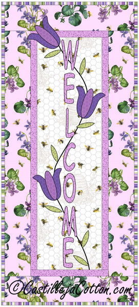 Welcome with Tulips Wall Hanging Pattern CJC-39947w  - Wholesale Product Hot on Sale