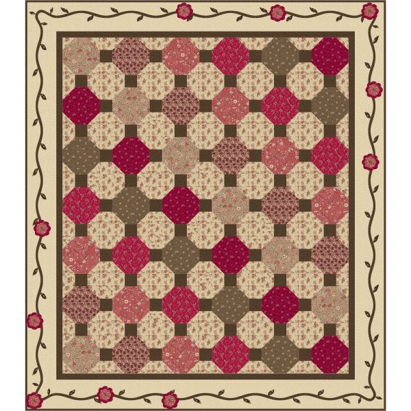 Aunt Emma s Parlour Quilt Pattern UCQ-P72 - Paper Pattern For Cheap