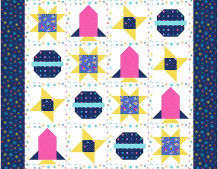 Children In Space Quilt Pattern CJC-59321 - Paper Pattern on Sale