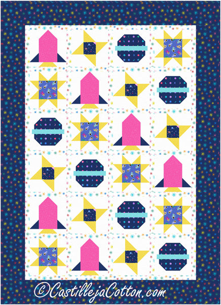 Children In Space Quilt Pattern CJC-59321 - Paper Pattern on Sale