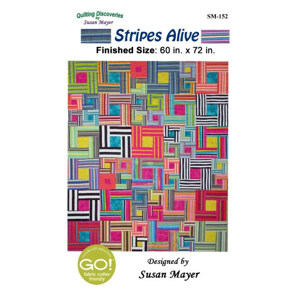 Stripes Alive Quilt Pattern SM-152w  - Wholesale Product Online