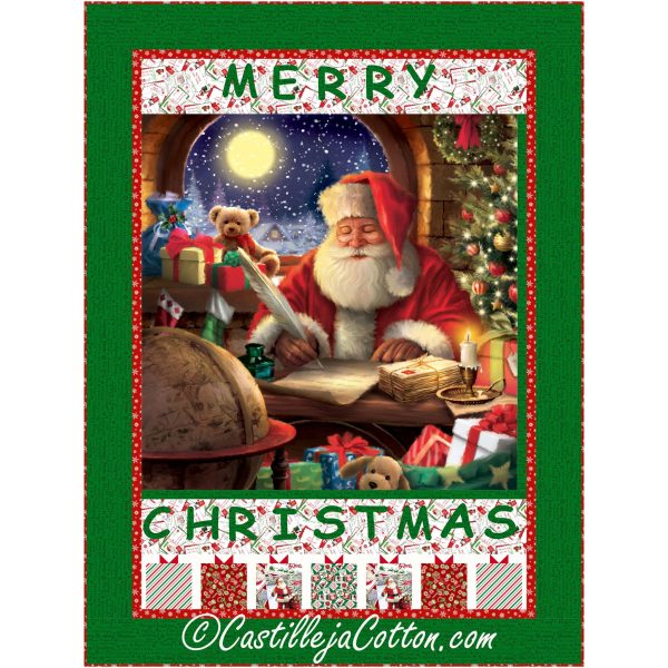 Christmas Letters Quilt Pattern CJC-59201 - Paper Pattern Hot on Sale