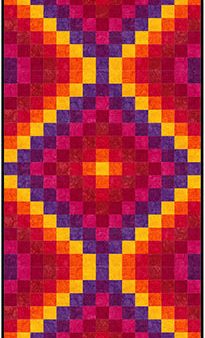 Warm Hexies Eight FQ Trip Runner Quilt Pattern CJC-519413w  - Wholesale Product Online now