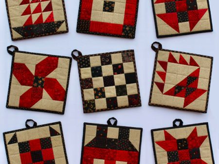 5-Patch Classic Potholder SP-217e - Downloadable Pattern Cheap