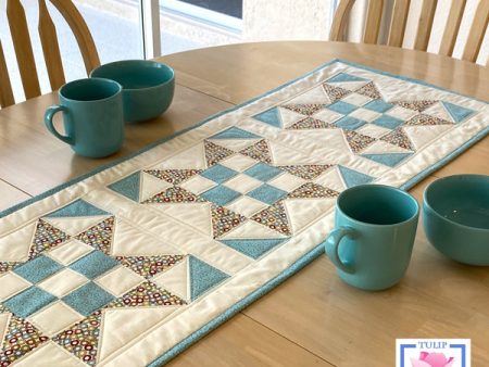 X Marks the Spot Table Runner Pattern TS-595w  - Wholesale Product Supply