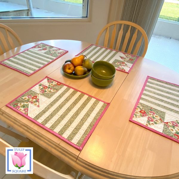 Stripes and Angles Placemat Set Pattern TS-582w  - Wholesale Product Online Hot Sale