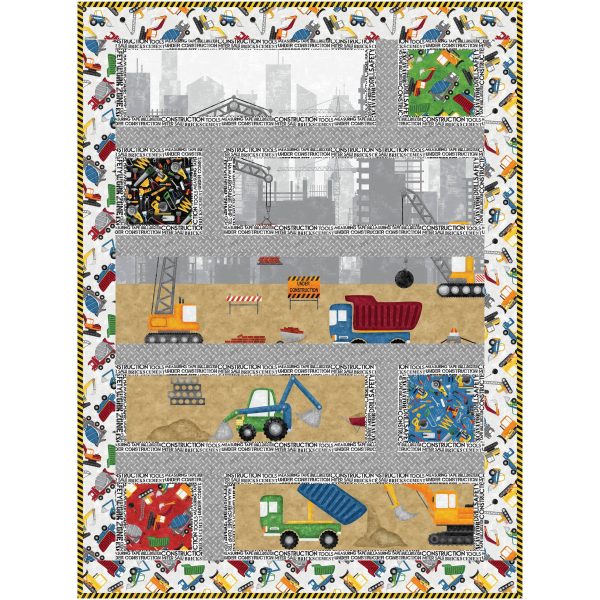 The Big Dig Quilt Pattern GQ-111w  - Wholesale Product Supply