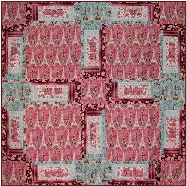 Viva La Paris Quilt Pattern GTD-105w  - Wholesale Product Online Hot Sale