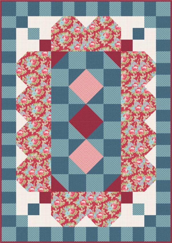 Summer Rose Quilt Pattern BS2-383w  - Wholesale Product For Discount