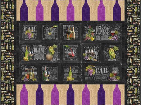 Wine Helps Quilt Pattern CJC-56671w  - Wholesale Product Supply