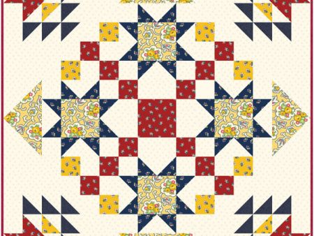 Hazy Summer Days Table topper & six napkins Quilt Pattern UCQ-P87 - Paper Pattern Online Hot Sale