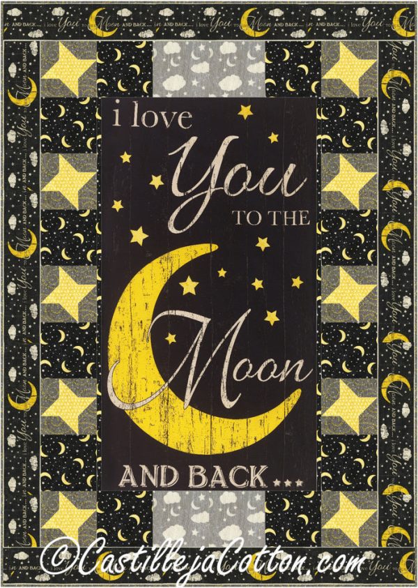 To the Moon Quilt Pattern CJC-5062w  - Wholesale Product Cheap